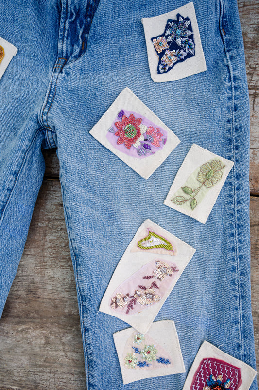 Vintage Sari Patches